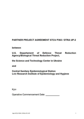 Le projet UP-2 - Système de surveillance à distance de l’incidence de la tularémie et de l’anthrax