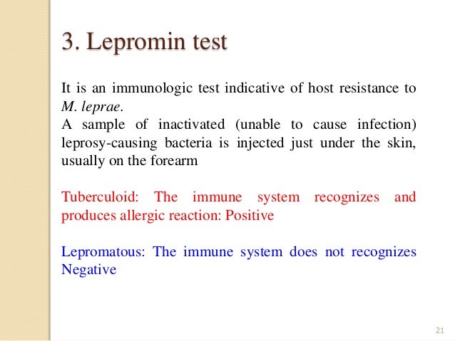 lepromin test