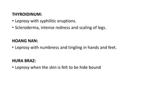 Hansen Types LEPROSY (Hansen disease) types, clinical features.pptx
