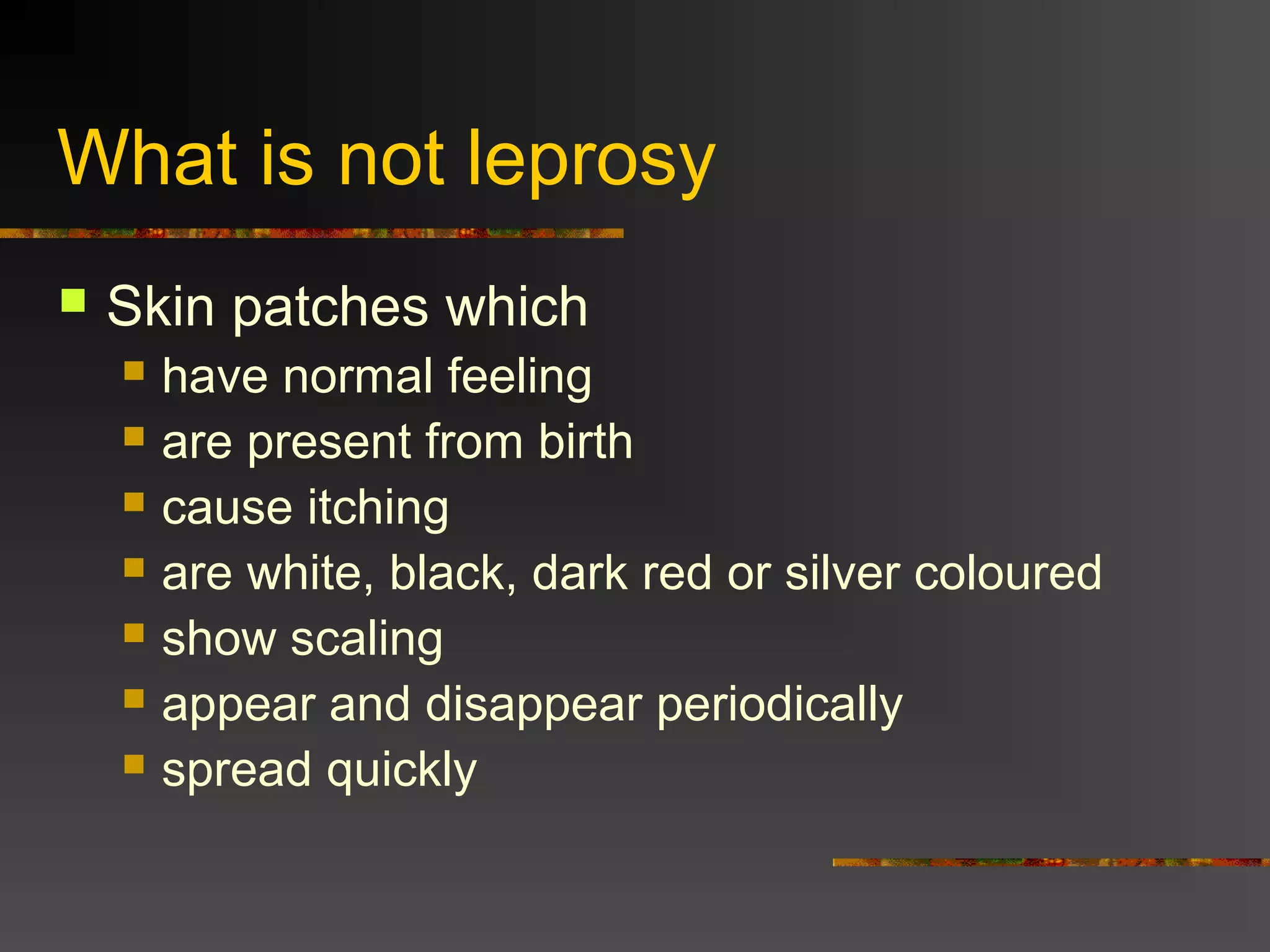 Leprosy training | PPT