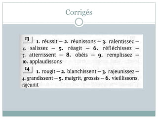 Corrigés