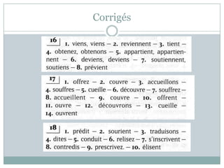 Corrigés