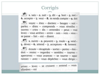 Corrigés