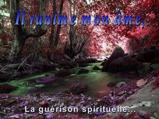 Il ranime mon âme, La guérison spirituelle... 