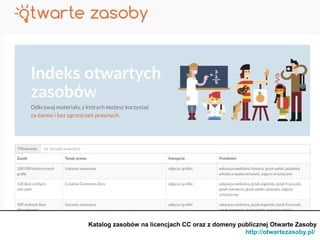 Pistacja.tv, wideo z lekcjami matematyki na YouTube, na licencji CC BY.
 