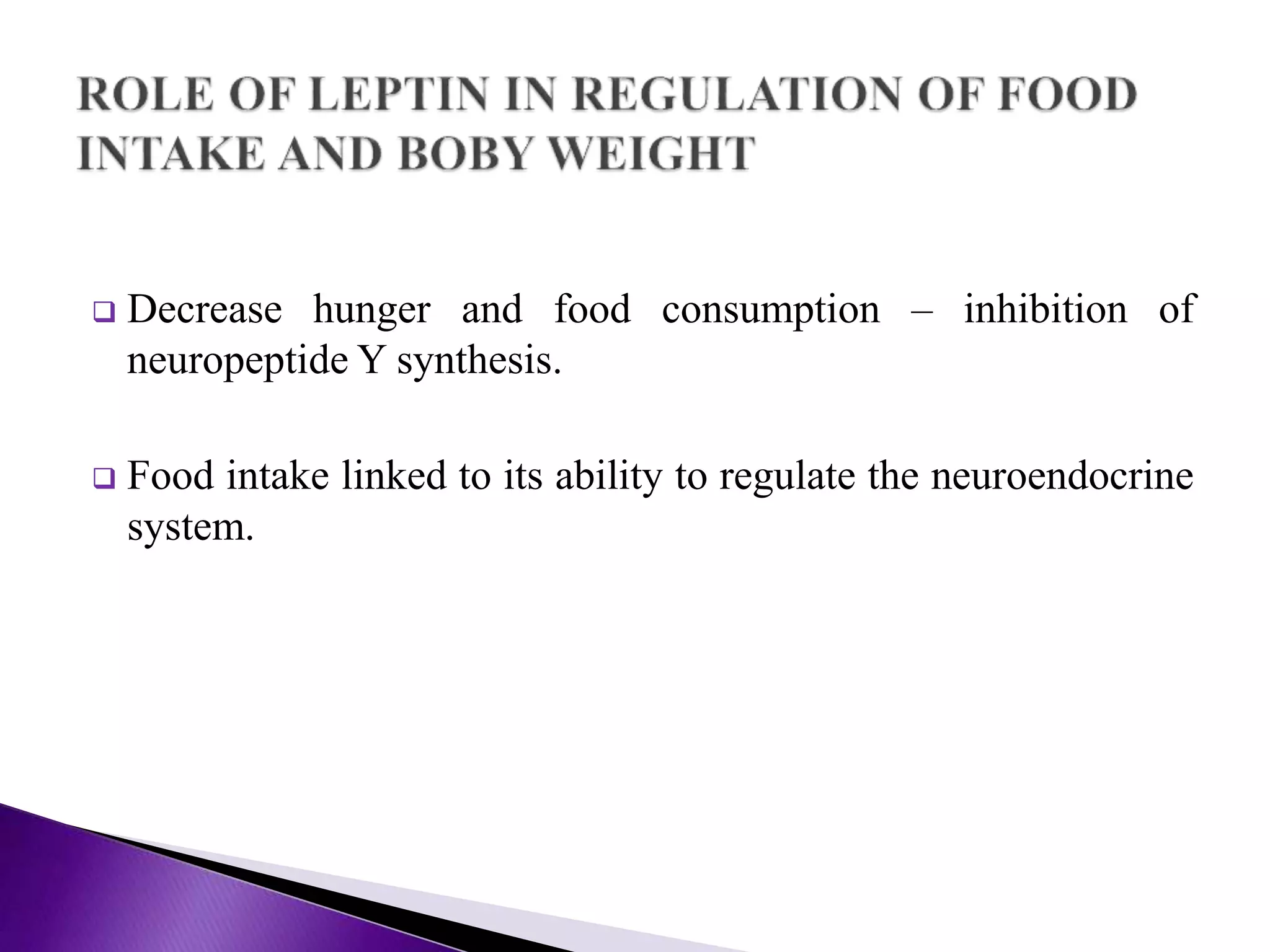 Leptin ppt | PPTX