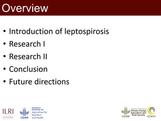 Epidemiological investigations of leptospirosis in pigs in Vietnam