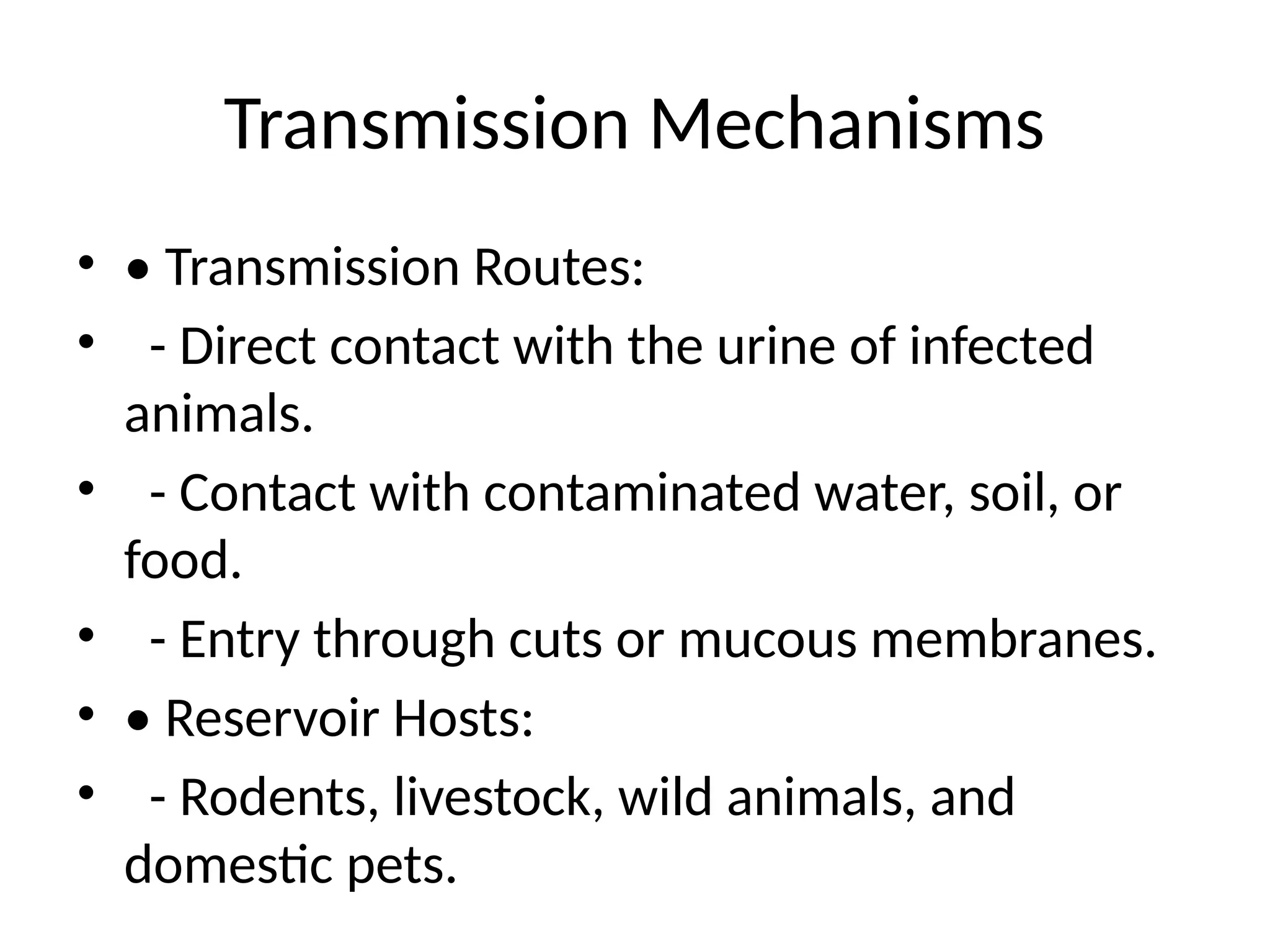 Leptospira Zoonosis Presentation pptx For Zoonosis PPT