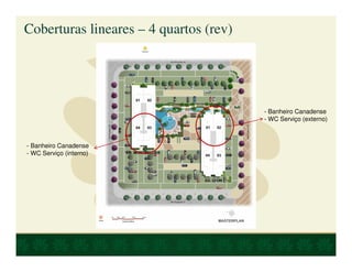 Coberturas lineares – 4 quartos (rev)




                                        - Banheiro Canadense
                                        - WC Serviço (externo)



- Banheiro Canadense
- WC Serviço (interno)
 