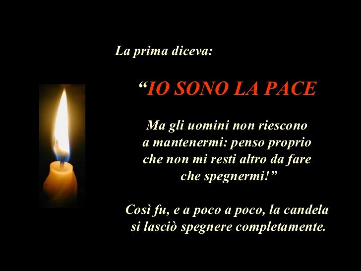 Frasi Sulla Luce Delle Candele Le quattro candele