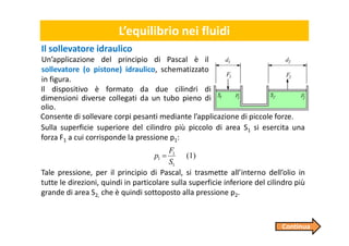 L'equilibrio nei fluidi (parte02) [prof. santi caltabiano] | PDF