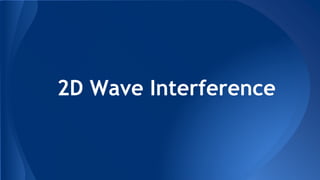 2D Wave Interference
 