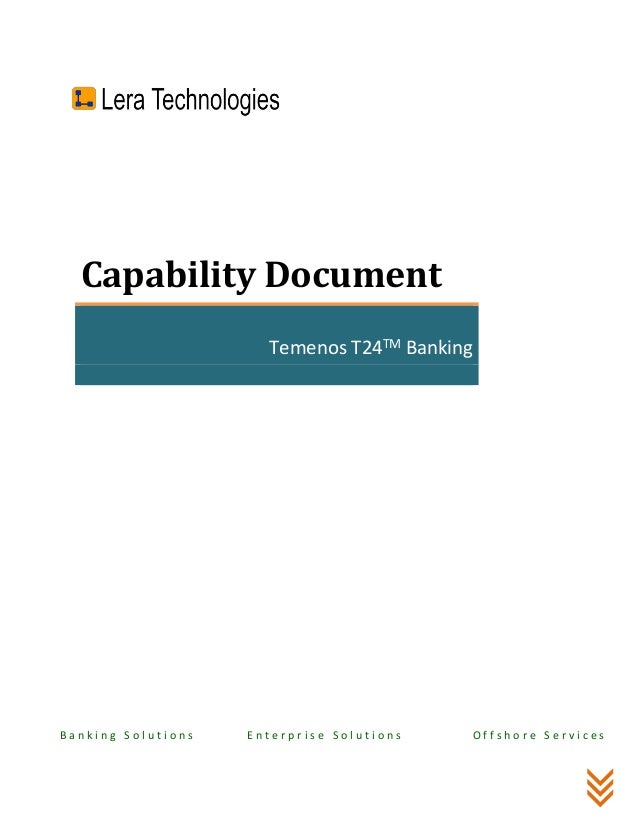 lera technologies capability temenos t24 temenos