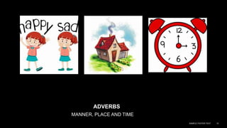 ADVERBS
MANNER, PLACE AND TIME
9/27/2023
SAMPLE FOOTER TEXT 10
 