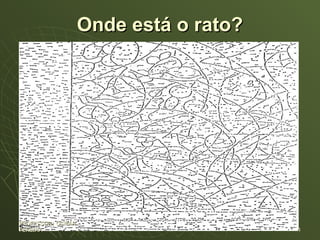 Onde está o rato?Onde está o rato?
PROFESSOR: OSMARPROFESSOR: OSMAR
PEREIRAPEREIRA 44
 