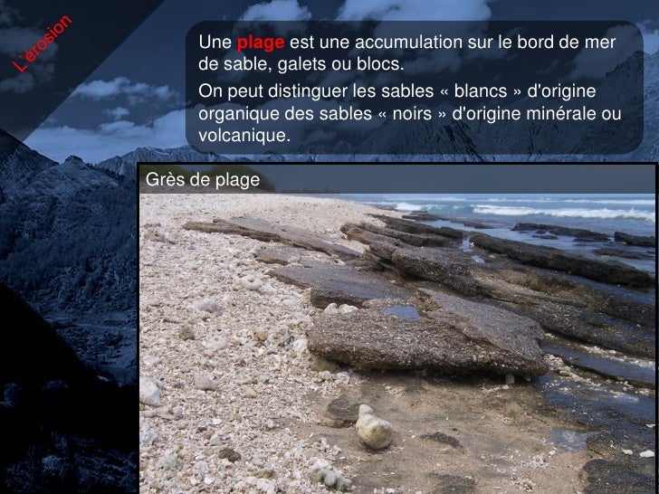 Eau De Mer Séparée Par Un Cordon De Terre