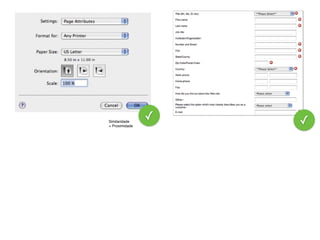 Similaridade
+ Proximidade
✓✓
 