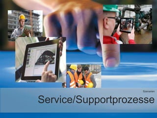 Szenarien
Service/Supportprozesse
 