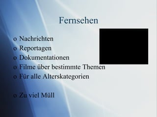 Fernsehen Nachrichten Reportagen Dokumentationen Filme über bestimmte Themen Für alle Alterskategorien Zu viel Müll 