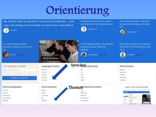 Sprachen 
Themen 
 