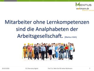 20.03.2020 7CLC Barcamp digital Prof. Dr. Nele Graf & Heike Woltmann
 