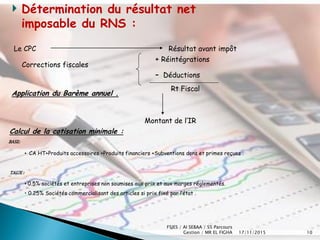 Cours L’impôt sur le revenu (RNS et RF) | PDF