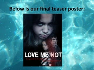 Below is our final teaser poster: