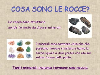 Le rocce - didattica differenziata | PPT