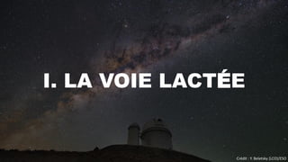 Crédit : Y. Beletsky (LCO)/ESO
I. LA VOIE LACTÉE
 