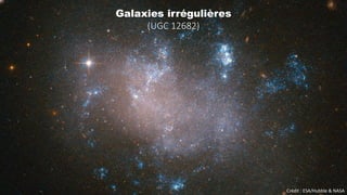 Crédit : ESA/Hubble & NASA
Galaxies irrégulières
(UGC 12682)
 