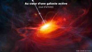 Crédit : ESO/M. Kornmesser
Au cœur d’une galaxie active
(vue d’artiste)
 