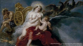 Pierre Paul Rubens – La naissance de la Voie Lactée (1636-1637).
Crédit : musée du Prado, palais royal de Madrid.
 