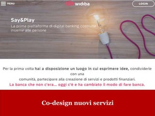 www.collaboriamo.org
Co-design nuovi servizi
 