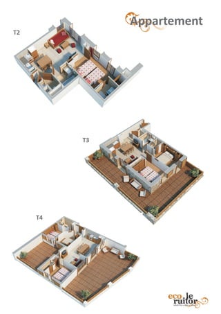 Appartement
T2
T3
T4
T4
 