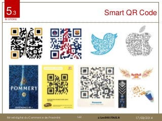 @LesDIGITAILS@LesDIGITAILS
Smart QR Code5.3
IN STORE
Réveil digital du Commerce de Proximité 162 17/03/2014
 