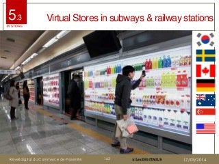 @LesDIGITAILS@LesDIGITAILS
Virtual Stores in subways & railway stations5.3
IN STORE
Réveil digital du Commerce de Proximit...