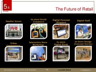 @LesDIGITAILS@LesDIGITAILS
The Future of Retail5.6
DEMAIN
Réveil digital du Commerce de Proximité 188 17/03/2014
 