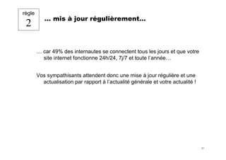 Les 10 règles clés du fundraiser sur Internet