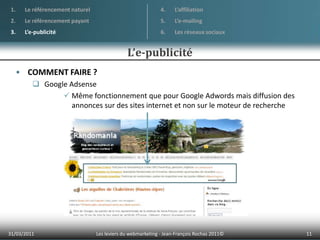  Vous vous voyez attribuer une positionL’enchère la plus élevée n’obtient pas automatiquement la première place !!Le Quality score dépend du taux de clics, de la pertinence du texte, de la page dedestination, de l’historique de votre compte…