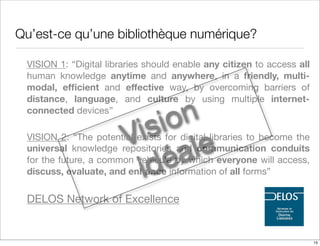 Les bibliotheques numeriques