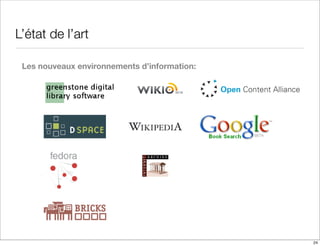 Les bibliotheques numeriques