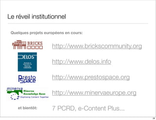 Les bibliotheques numeriques