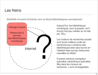 Les bibliotheques numeriques