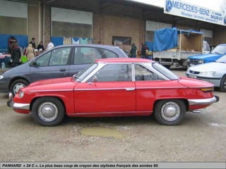 PANHARD « 24 C ». Le plus beau coup de crayon des stylistes français des années 60.
 