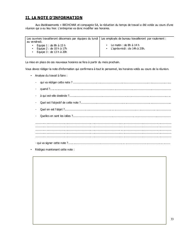 Les Ecrits Professionnels