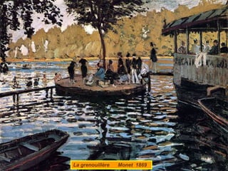 La grenouillère  Monet  1869 