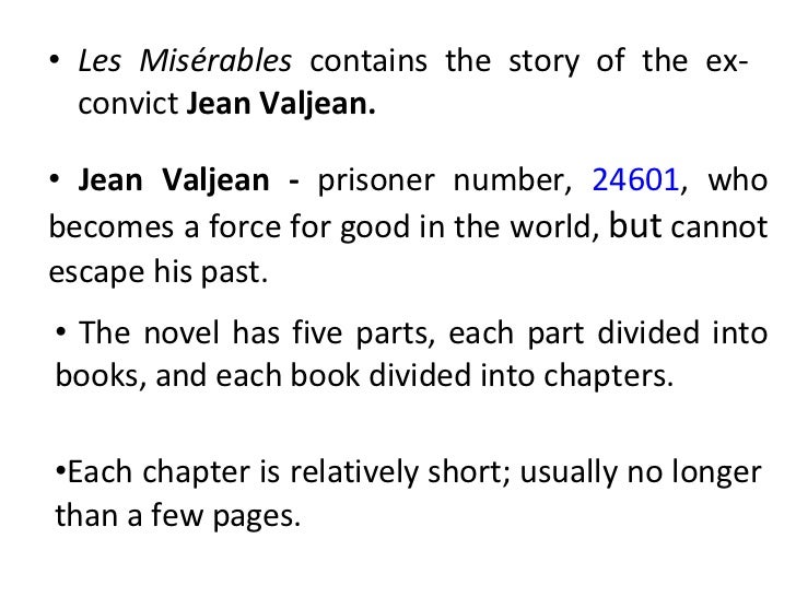 Les miserables essay