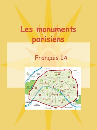 Les monuments parisiens Français 1A 