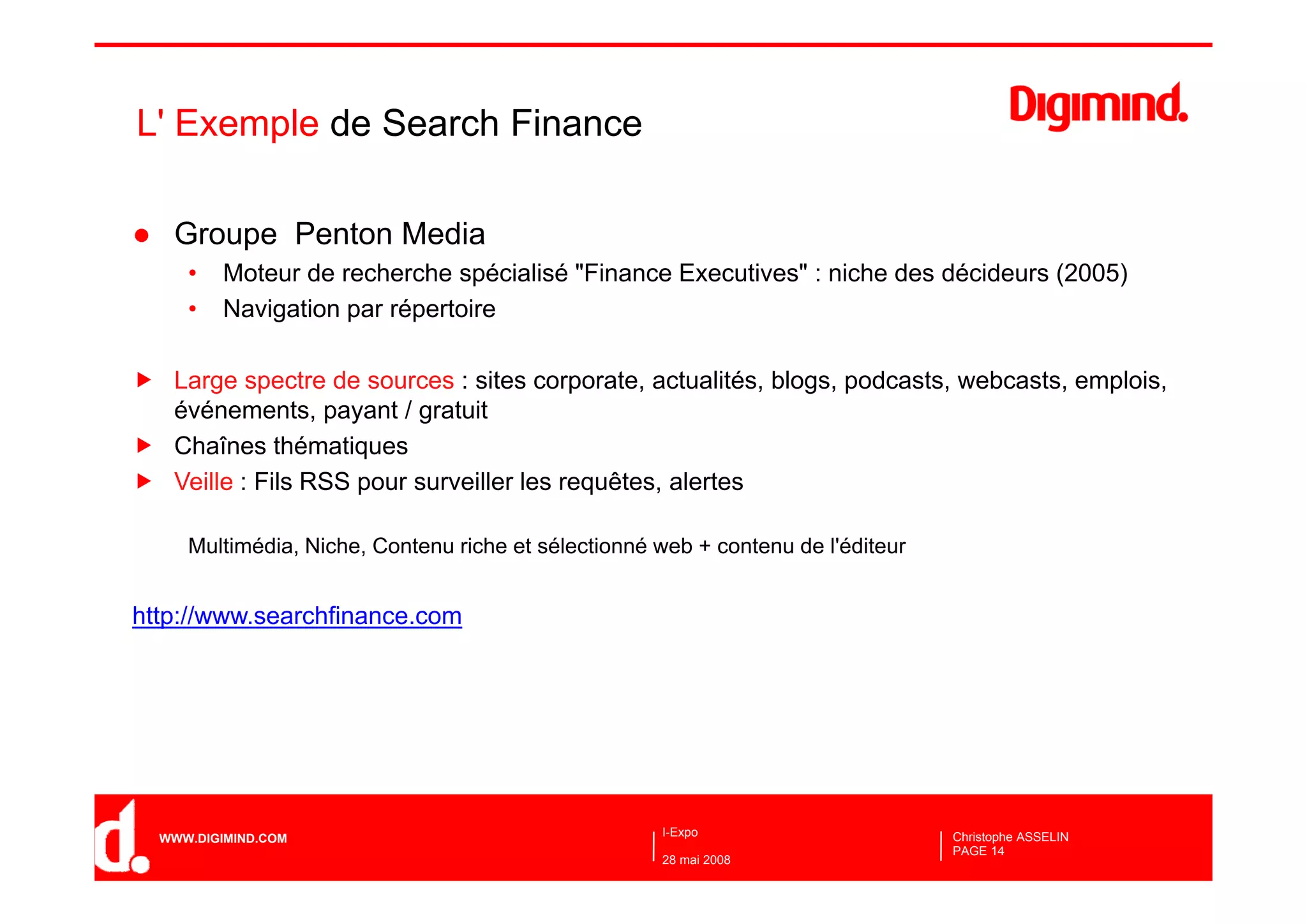 Les moteurs de recherche verticaux