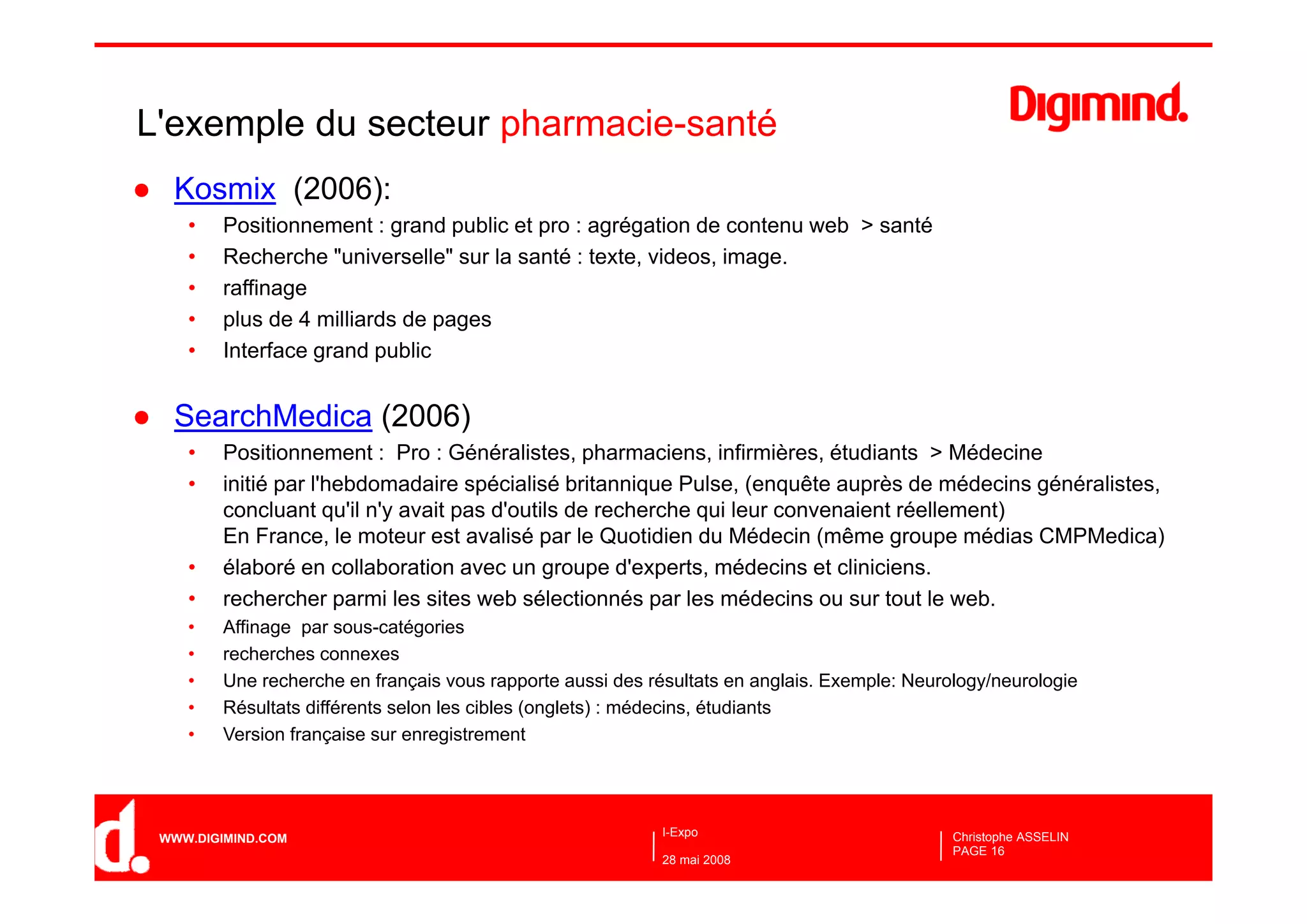 Les moteurs de recherche verticaux